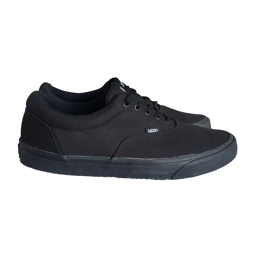 Vans Doheny All Black Mono Canvas Skate Shoes Men’s Sz 13 Low Top Sneaker 508731